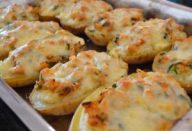 Batata Recheada e Gratinada