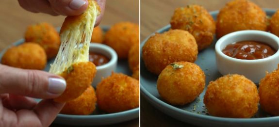 Bolinha de queijo sem massa: receita com muito recheio