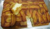 Bolo de Banana Caramelizada