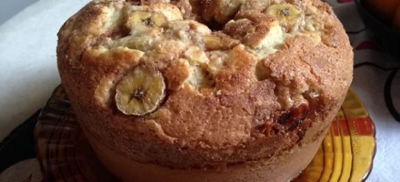 Bolo de Banana Fofinho
