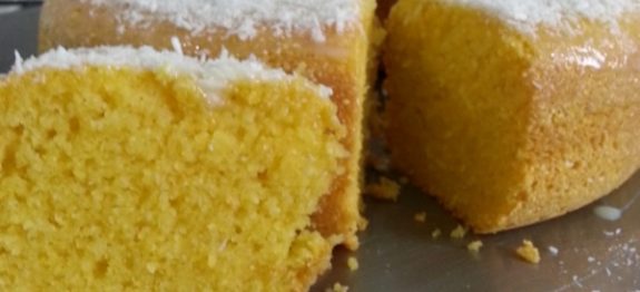Bolo de Milho com Leite de Coco