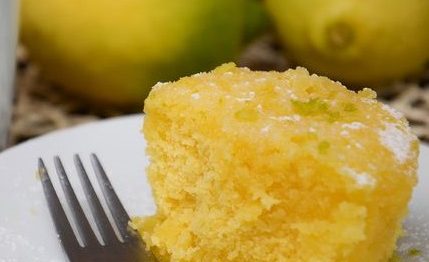 Bolo de limão em três minutos