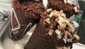 Casquinha de Chocolate Recheada