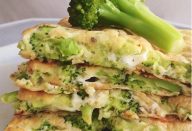 Crepioca de brócolis