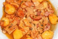 Dobradinha com Batatas na Panela de Pressão