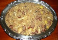 Farofa de Linguiça com Bacon