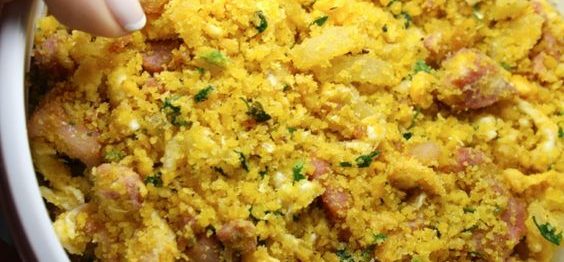 Farofa de Milho Temperada