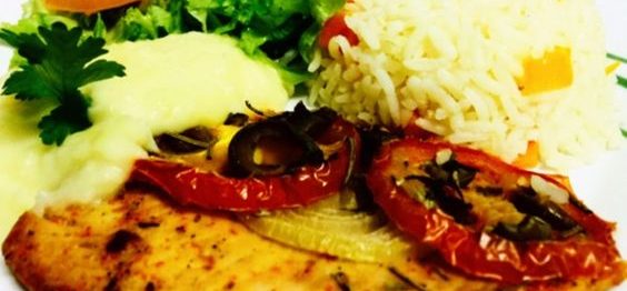 Filé de Saint Peter ao forno rápido