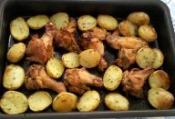 Frango com Batatas ao Forno