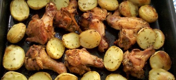 Frango com Batatas ao Forno
