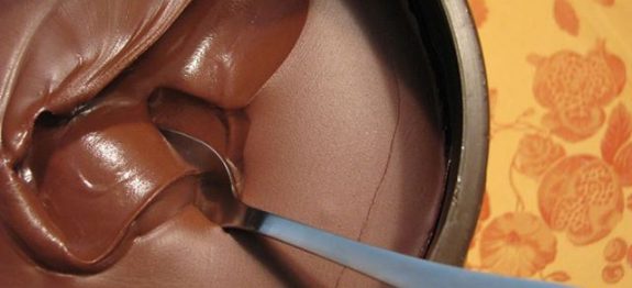 Ganache Falso com Chocolate em Pó