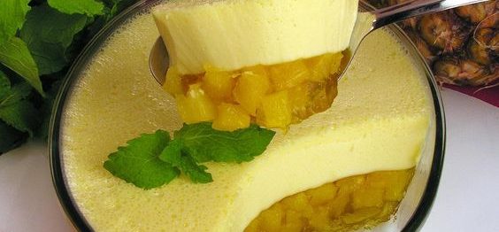 Gelatina especial de abacaxi