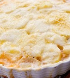 Lasanha de Batata com Frango e Queijo