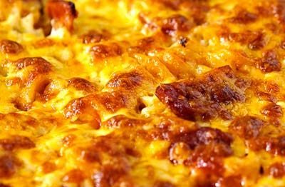 Macarrão com Calabresa Gratinado