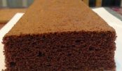 Massa de Pão de Ló de Chocolate