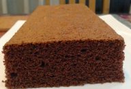 Massa de Pão de Ló de Chocolate