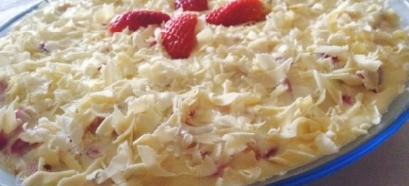 Pavê de Leite Ninho com Morangos