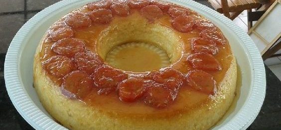 Pudim de Banana Caramelada