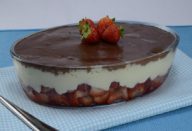 Sobremesa de Beijinho com Morango