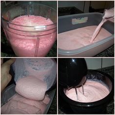 Sorvete rápido de gelatina