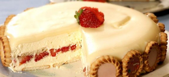 Torta Holandesa de Morango com Chocolate