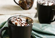 bolo de caneca de nutella