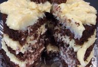 bolo de chocolate com cocada