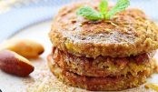 panqueca de banana e linhaça (deliciosa!)