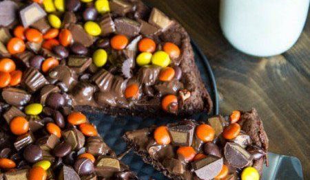 pizza de brownie