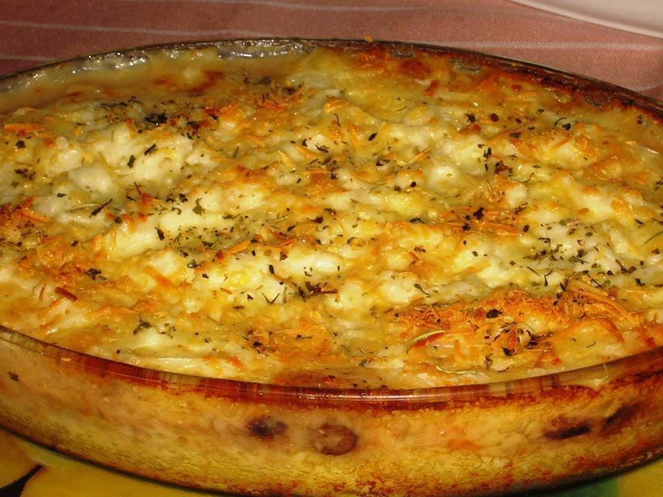 Bacalhau gratinado Veja a Receita