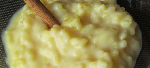 Arroz doce de Microondas