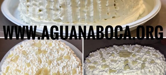 Bolo de Abacaxi com Chantilly