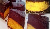 Bolo de Cenoura com Pudim de Chocolate