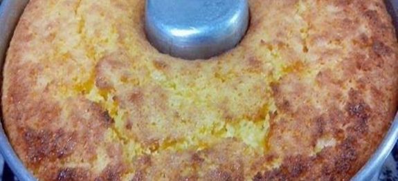 Bolo de Milho Cremoso de Liquidificador