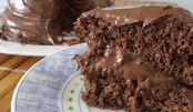 Bolo de iogurte e nutella