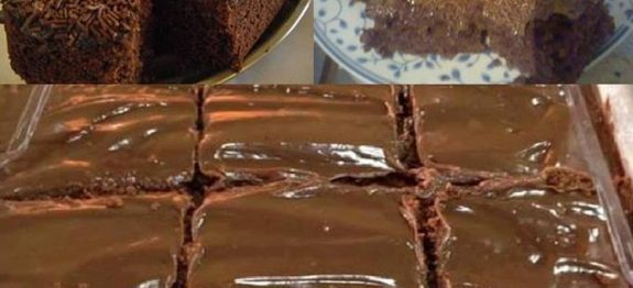 Bolo nega maluca de liquidificador