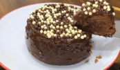 FIZ UM BOLO DE CHOCOLATE SEM OVOS E FICOU MUITO GOSTOSO!