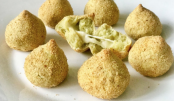Coxinha de Frango e Tapioca com Queijo