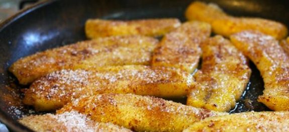 Como fazer banana frita de um jeito simples sem deixar que ela fique muito gordurosa