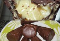 Cone trufado de chocolate