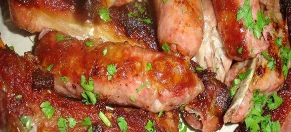 Costela na Pressão com Linguiça