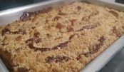 Cuca rápida de doce de leite