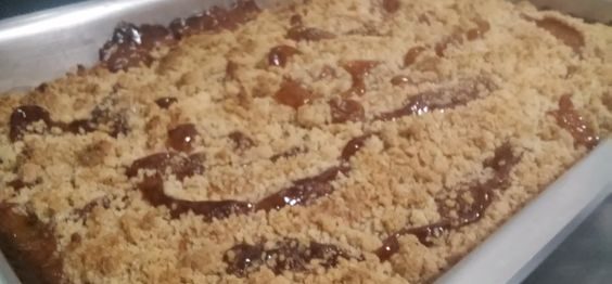 Cuca rápida de doce de leite