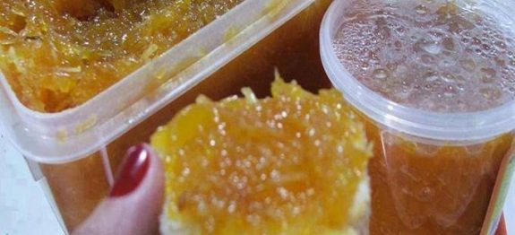 Doce de mamão com coco