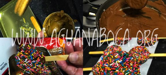 Falso Alfajor no Palito (MUITO FÁCIL)