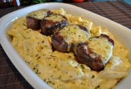 Filé de Frango aos Quatro Queijos