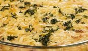 Fricarroz de frango ao forno.