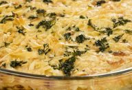 Fricarroz de frango ao forno.