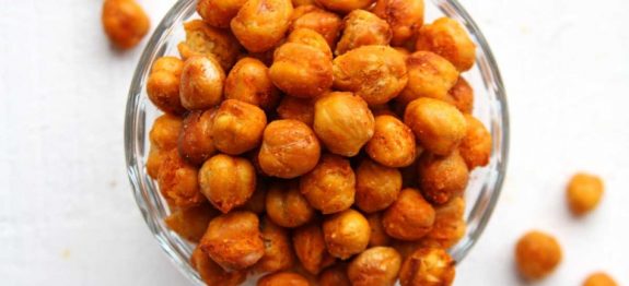 Grão-de-bico assado super crocante e simples
