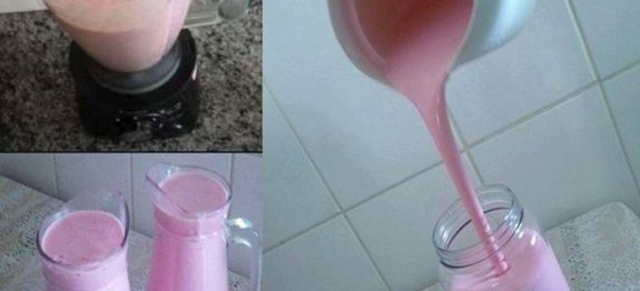 Iogurte Caseiro de Morango